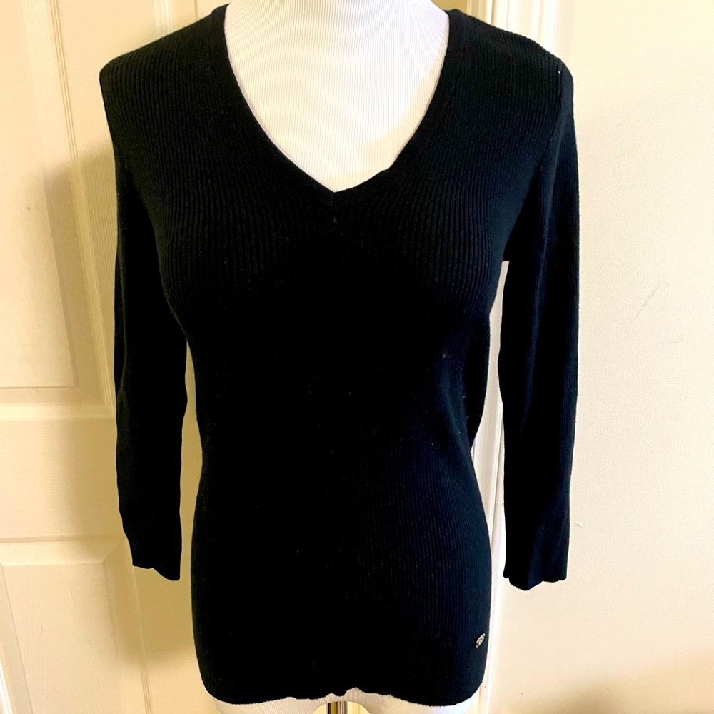 Ralph Lauren ribbed v-neck top